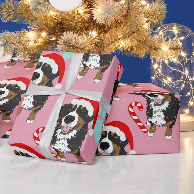 Bernese Mountain Hund jul Presentpapper (Helgdagar)