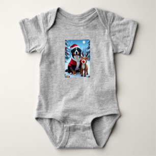 Bernese Mountain Hund jul T Shirt