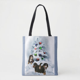 Bernese Mountain Hund jul Tygkasse