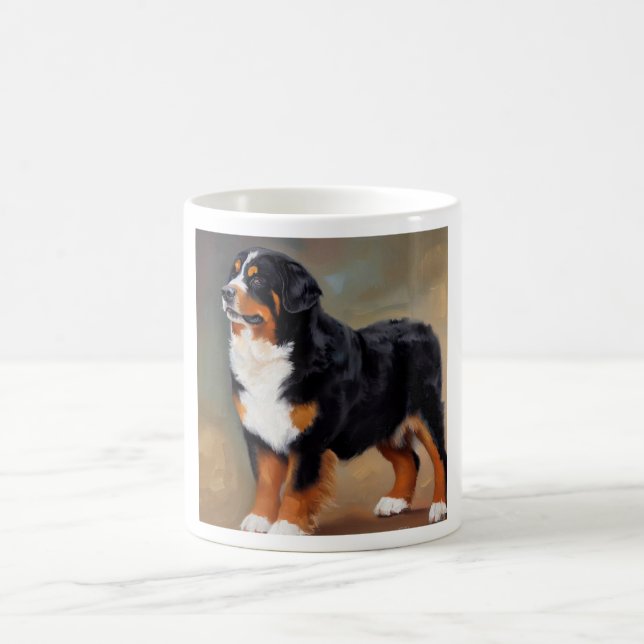Bernese Mountain Hund Kaffemugg (Center)
