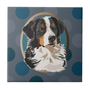 Bernese Mountain Hund Kakelplatta