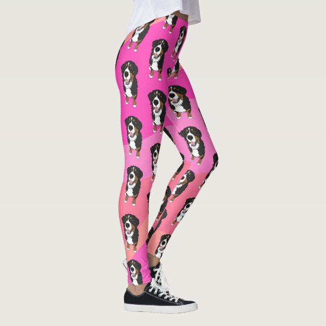 Bernese Mountain Hund Leggings (Höger)