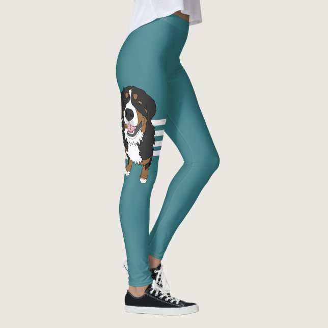 Bernese Mountain Hund Leggings (Höger)