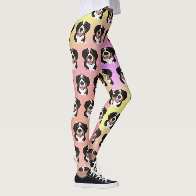 Bernese Mountain Hund Leggings (Höger)