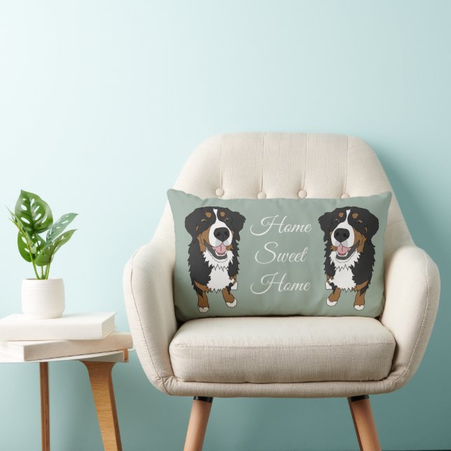 Bernese Mountain Hund Lumbarkudde (Stol)