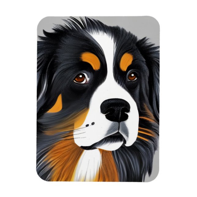 Bernese Mountain Hund Magnet (Vertikal)