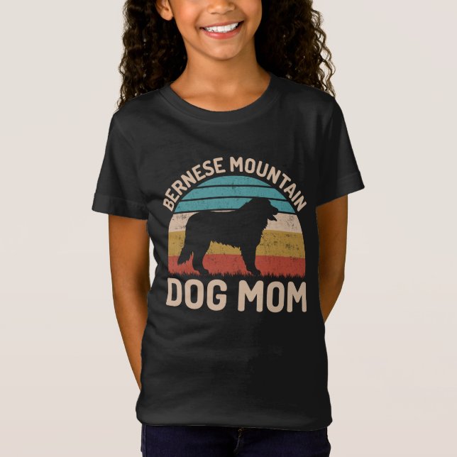 Bernese Mountain Hund Mamma, Bernese Hund Mamma T Shirt (Framsida)