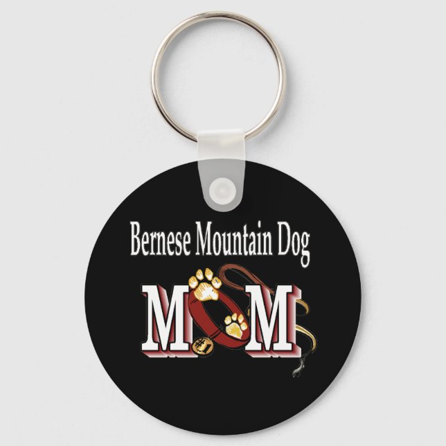 Bernese Mountain Hund MAMMA Nyckelring (Framsida)