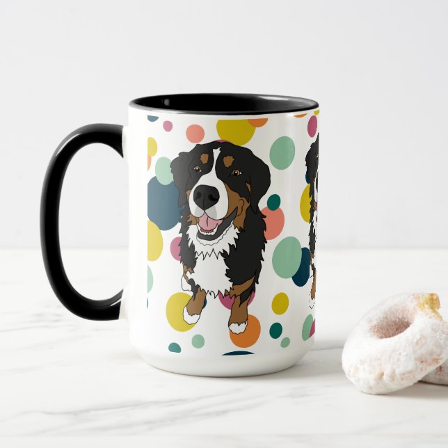 Bernese Mountain Hund Mugg (Med munk)