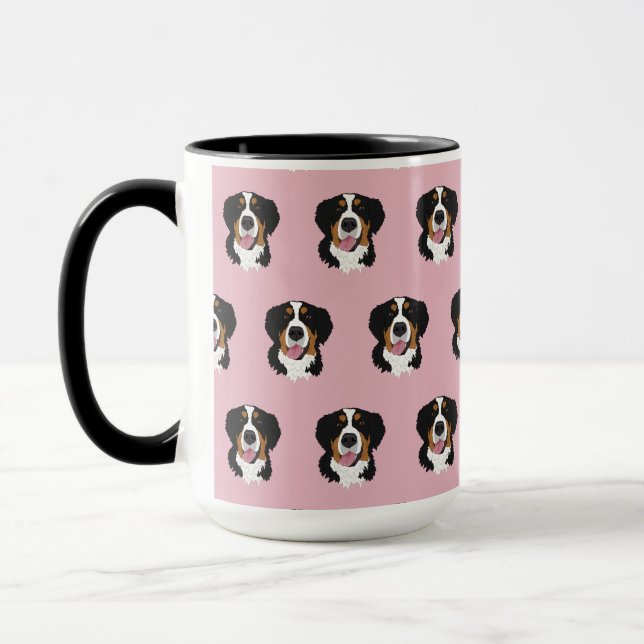 Bernese Mountain Hund Mugg (Vänster)