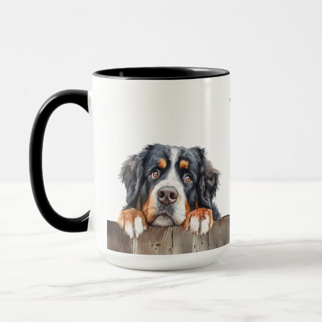 Bernese Mountain Hund Mugg (Vänster)