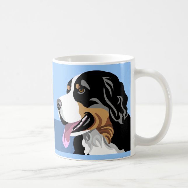Bernese Mountain Hund Mugg (Höger)