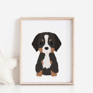 Bernese Mountain Hund Nursery & Kids Decor Poster