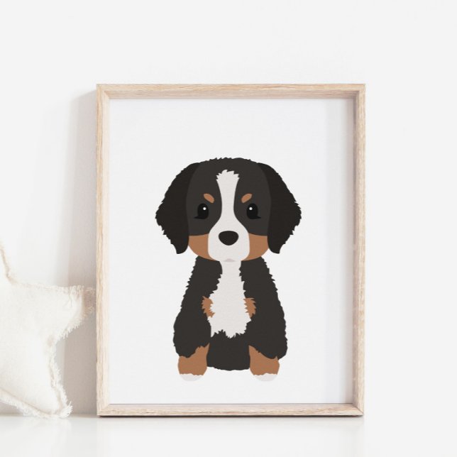 Bernese Mountain Hund Nursery & Kids Decor Poster (Skapare uppladdad)