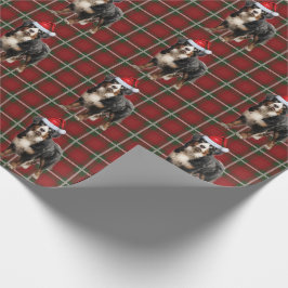 Bernese Mountain Hund och Helgdag Play jul Presentpapper
