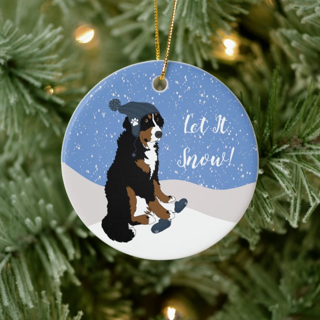 Bernese Mountain Hund ornament (Träd)