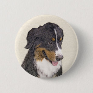 Bernese Mountain Hund Painting - Original Hund Art Knapp