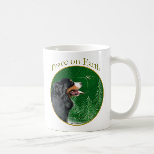 Bernese Mountain Hund Peace Kaffemugg (Höger)