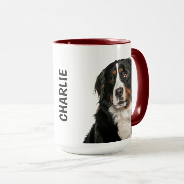Bernese Mountain Hund Personlig mugg (Framsida höger)