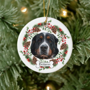 Bernese Mountain Hund Personlig Pet Ornament