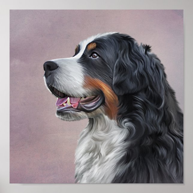 Bernese Mountain Hund Poster (Framsidan)