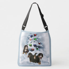 Bernese Mountain Hund Puppies Jul Axelväska