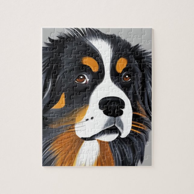 Bernese Mountain Hund Pussel (Vertikal)