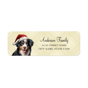 Bernese Mountain Hund Returetiketter Returadress Etikett