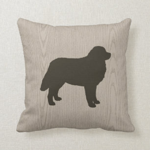 Bernese Mountain Hund Silhouette Decorative Kudde