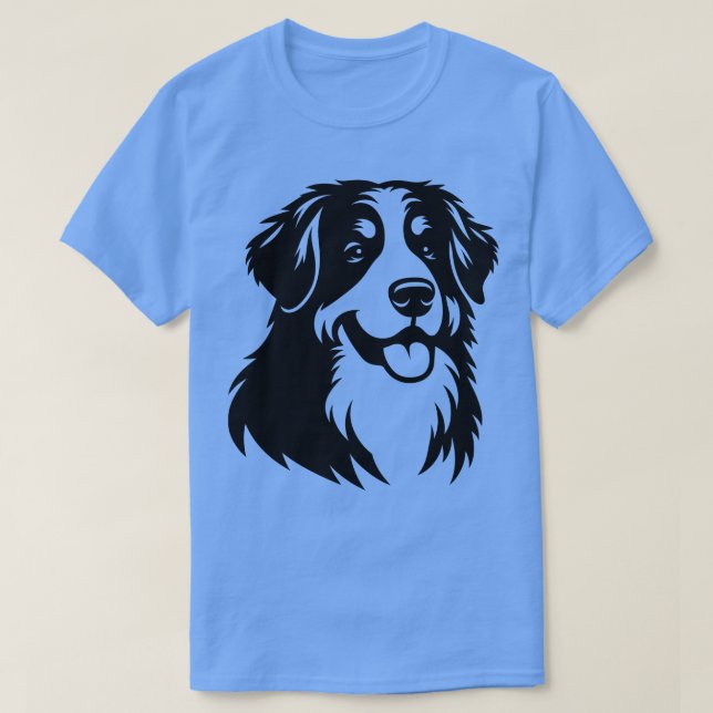 Bernese Mountain Hund T Shirt (Design framsida)