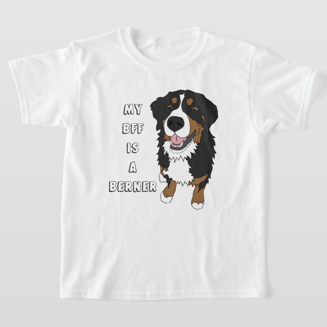 Bernese Mountain Hund  T Shirt (Laydown)