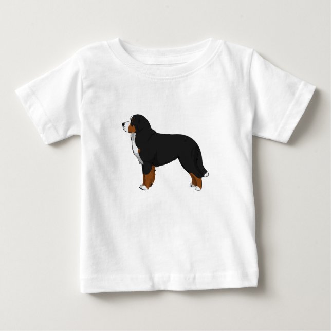 Bernese Mountain Hund T Shirt (Framsida)