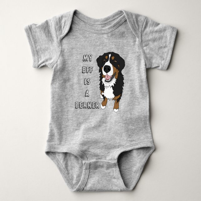 Bernese Mountain Hund  T Shirt (Framsida)