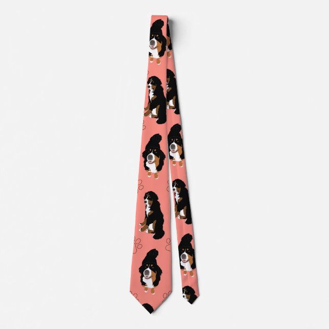 Bernese Mountain Hund Tie Slips (Framsida)