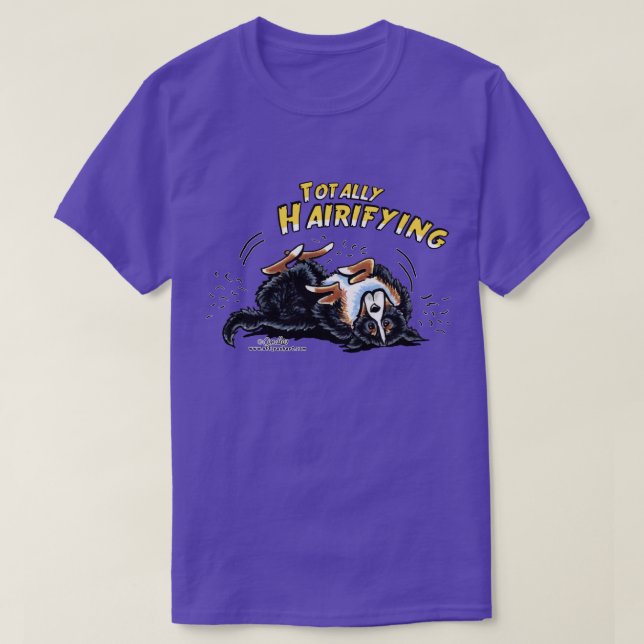 Bernese Mountain Hund Totally Hairifying Tee (Design framsida)