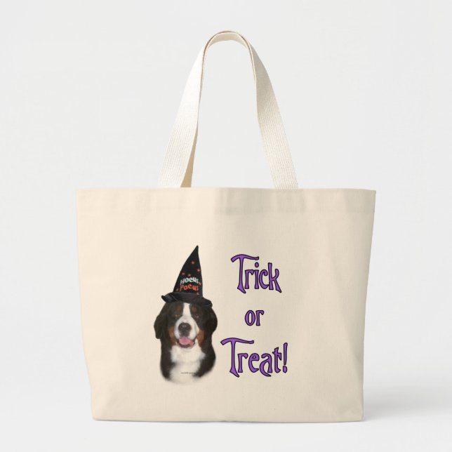 Bernese Mountain Hund Trick Jumbo Tygkasse (Framsidan)