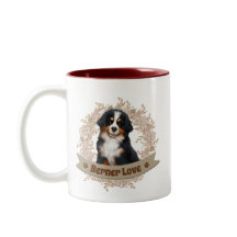 Bernese Mountain Hund Two-Tone Coffee Mugg