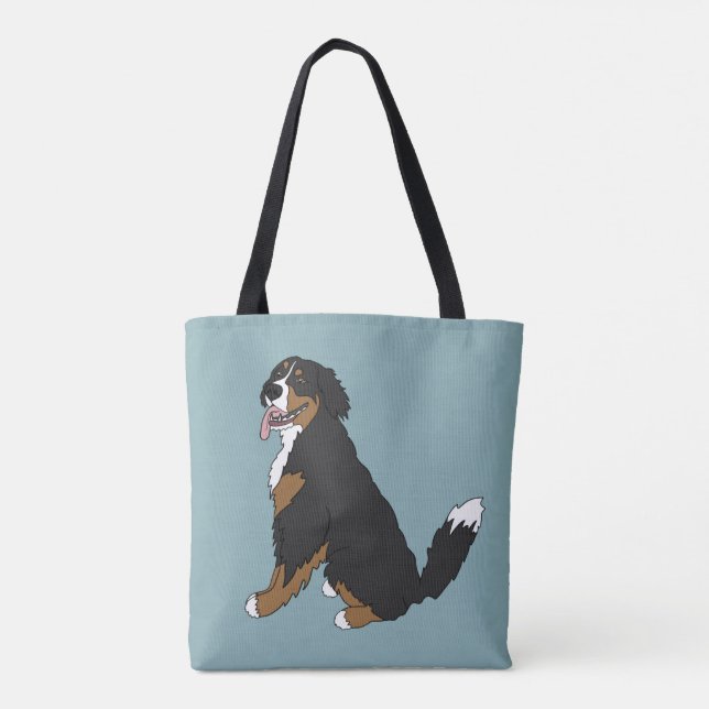 Bernese Mountain Hund Tygkasse (Baksida)