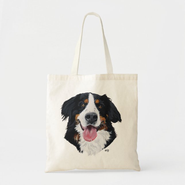 Bernese Mountain Hund Tygkasse (Framsidan)