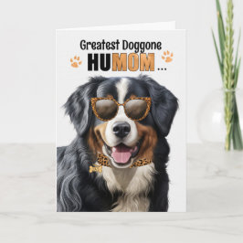 Bernese Mountain Hund Underbarare HuMOM Mors dag Helgkort