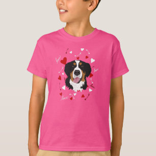 Bernese Mountain Hund Valentines day T Shirt