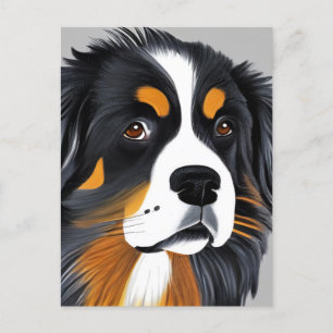 Bernese Mountain Hund Vykort