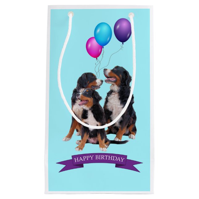 Bernese Mountain Hundar Grattis på födelsedagen Gi (Framsidan)