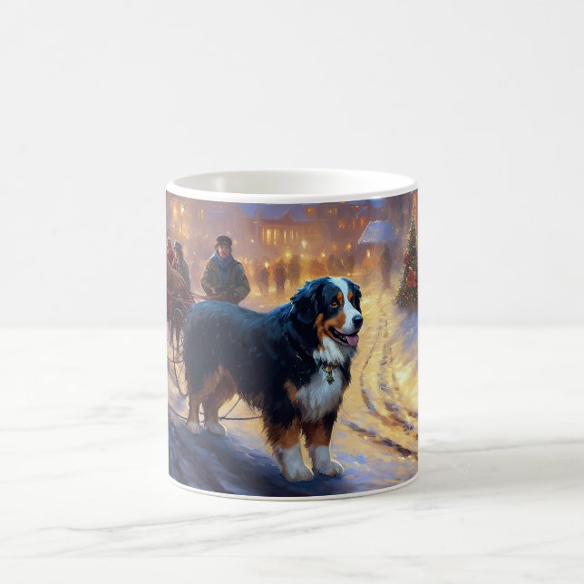 Bernese Mountain jul jul Festive Season Kaffemugg (Center)
