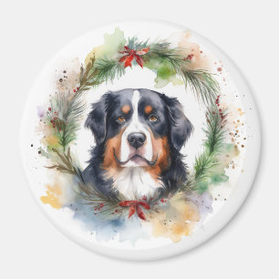 Bernese Mountain jul-Valpen Magnet