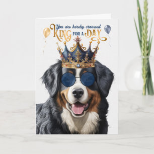 Bernese Mountain Kung för en dag, en dag, en vacke Kort