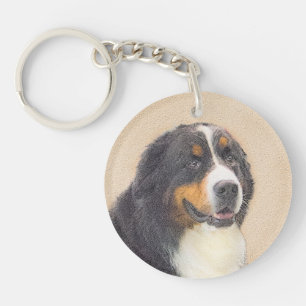 Bernese Mountain-målning - Original Hund Art
