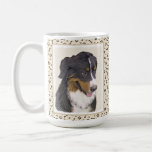 Bernese Mountain-målning - Original Hund Art Kaffemugg