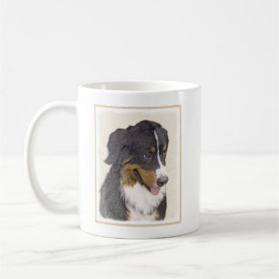 Bernese Mountain-målning - Original Hund Art Kaffemugg