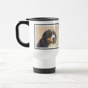 Bernese Mountain-målning - Original Hund Art Resemugg
